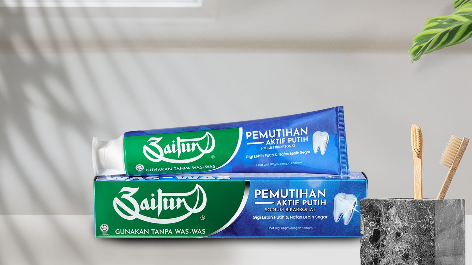 ubat gigi pemutih zaitun